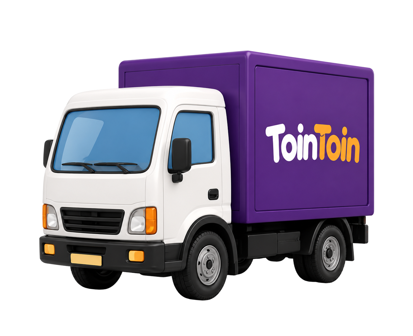 Caminhão de entrega da Toin Toin